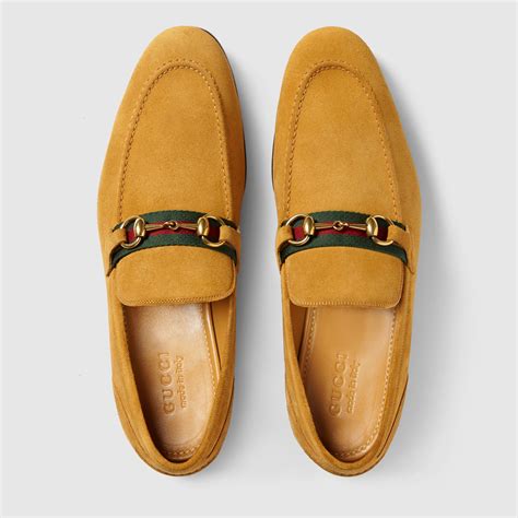 mens gucci horsebit loafers suede|Gucci suede horsebit loafers men's.